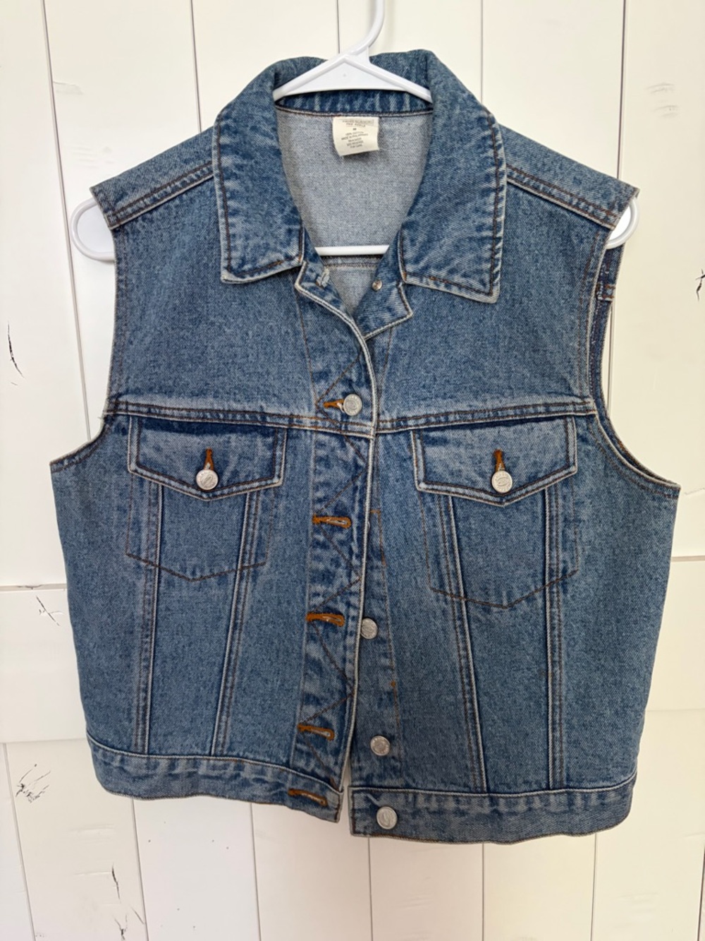 VTG Old Navy Light Blue Denim Jacket Vest